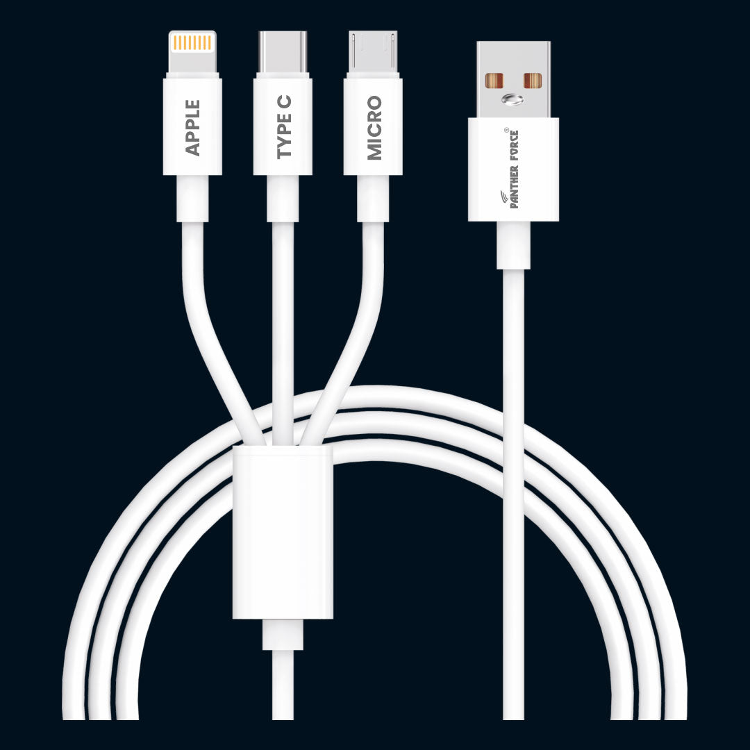 PF113 - 3 IN 1 - 3M SILICON CABLE