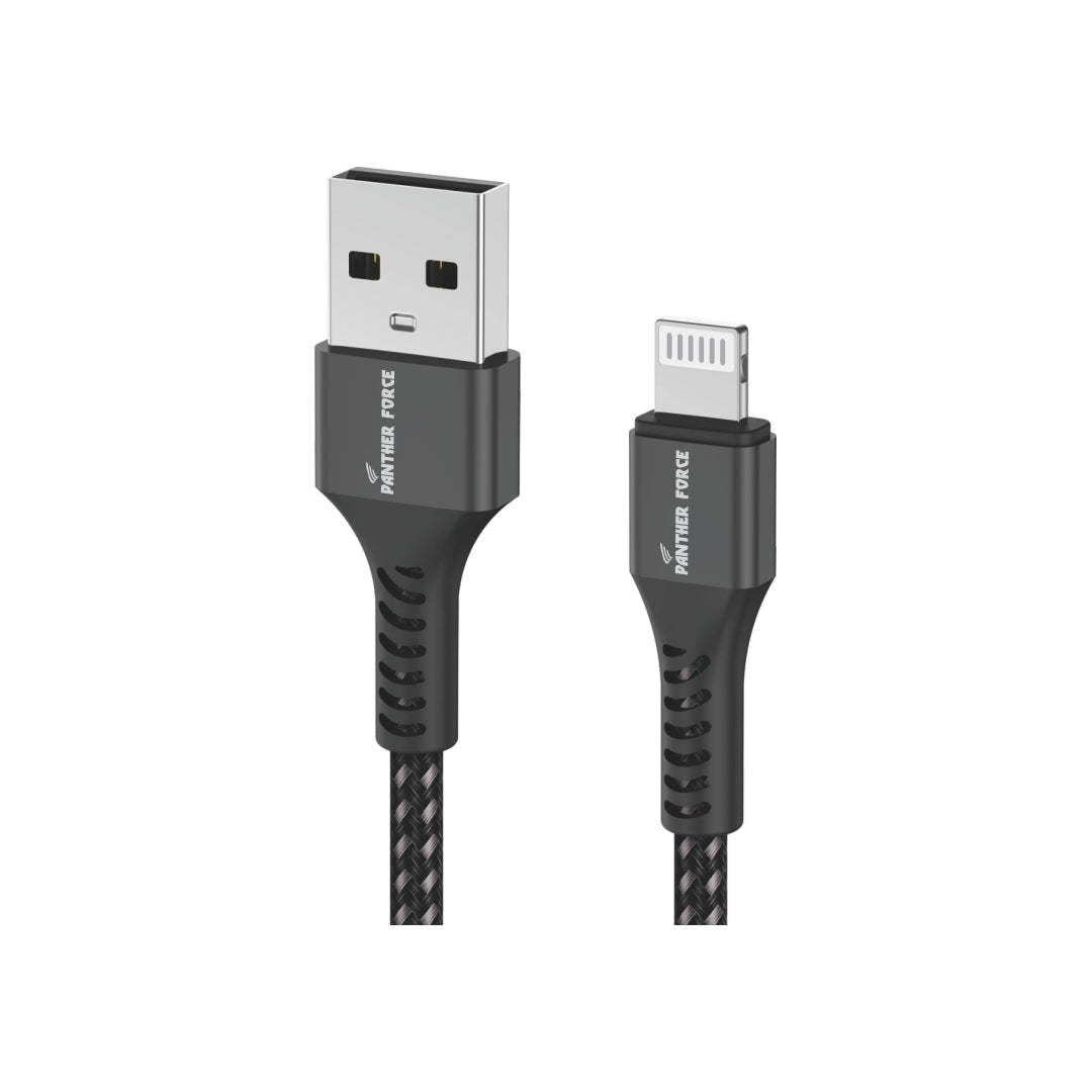 PF12 - Panther Force 3A 1M Cable for iPhone - Fast Charging & Seamless Data Transfer