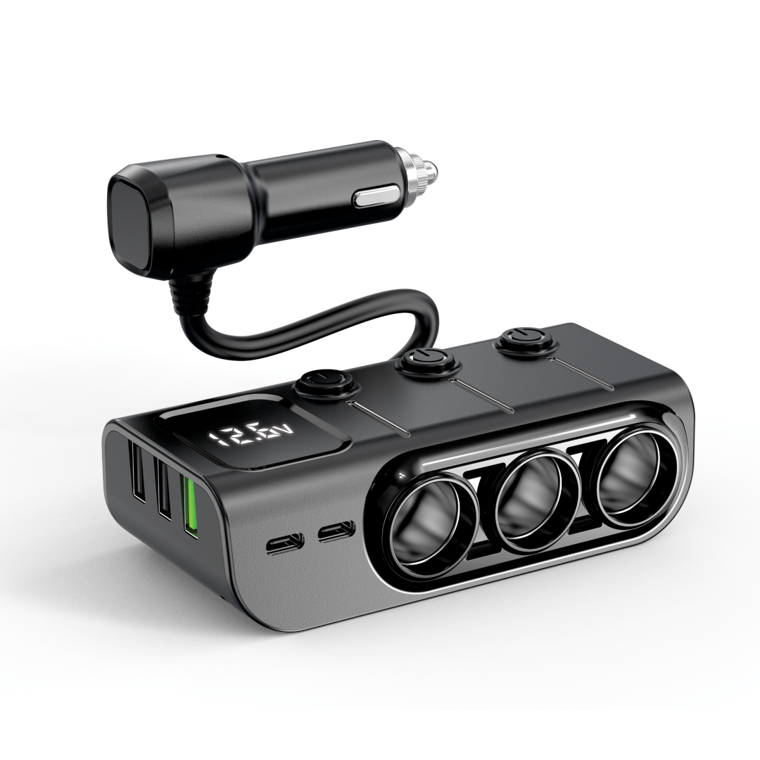 PF14 - Panther Force 120W Multi-Port Fast Car Charger