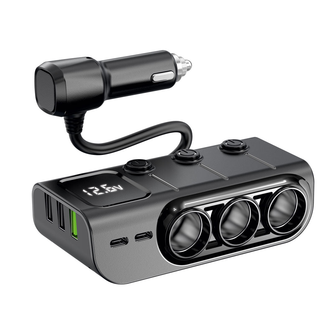 PF14 - Panther Force 120W Multi-Port Fast Car Charger