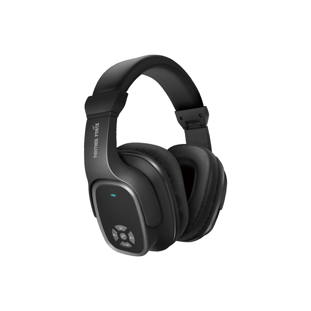 Black Square Wired Wireless Headphones UK – Panther Force PF218