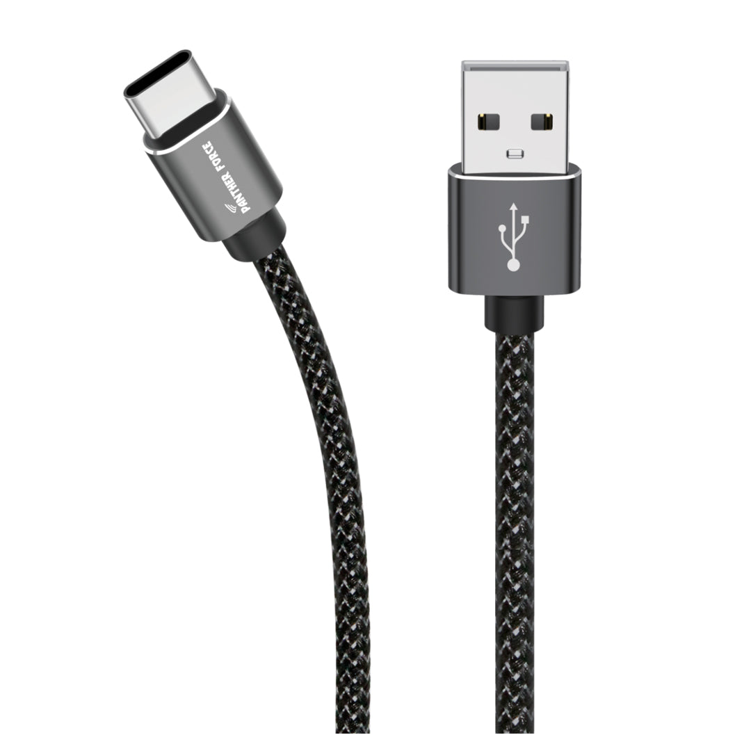 black iphone fast charging micro usb cable
