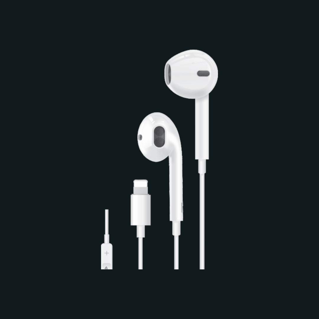 Wired Earphones Apple Connector Plug & Play Handsfree