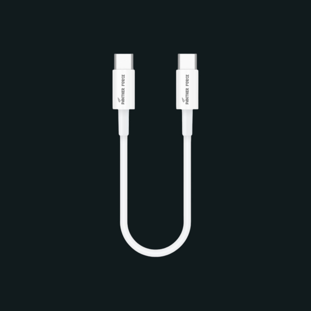 PF287 - Panther Force 20 CM Data Cable for USB-C to USB-C - Fast Charging and Data Transfer