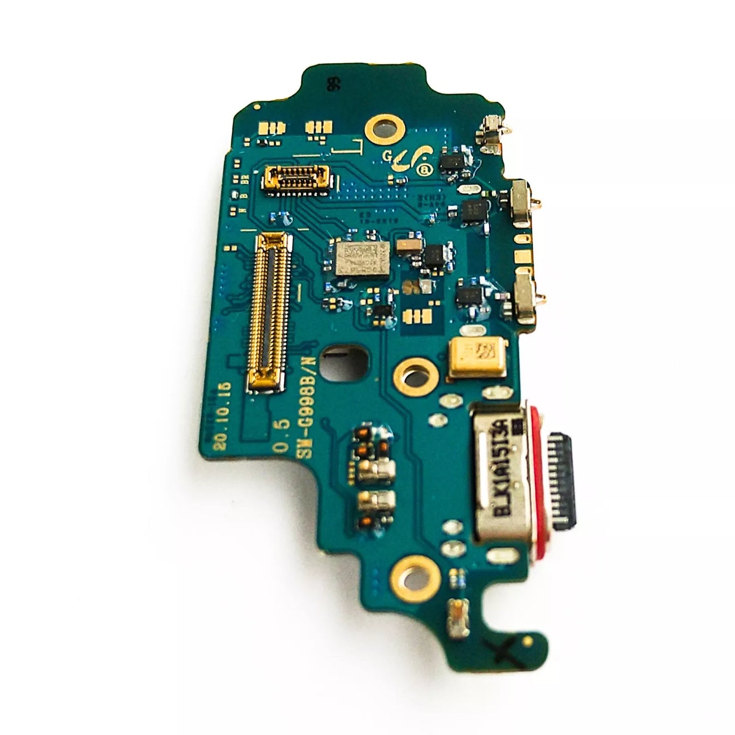 Original Pullout Samsung Galaxy S21 Ultra 5G charge port+mic+SIM card USB board PCB G998