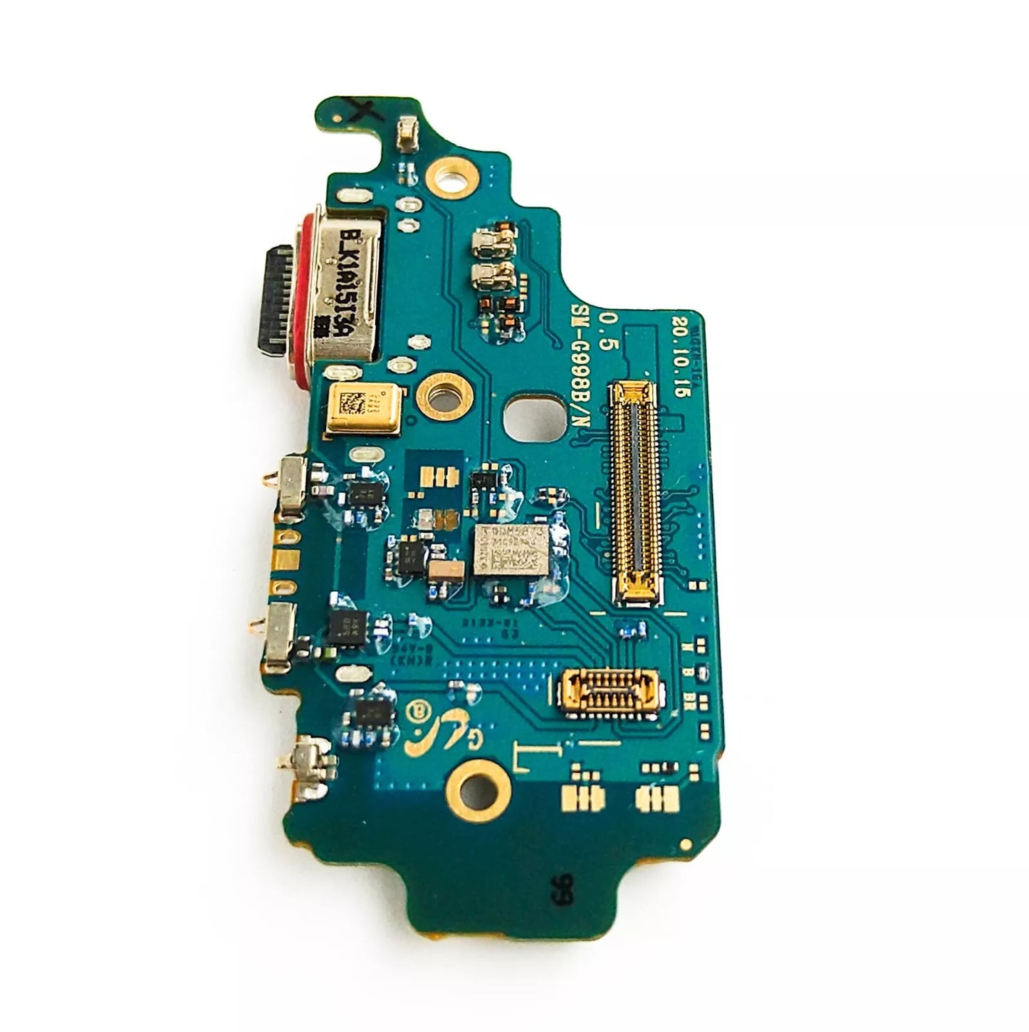 Original Pullout Samsung Galaxy S21 Ultra 5G charge port+mic+SIM card USB board PCB G998