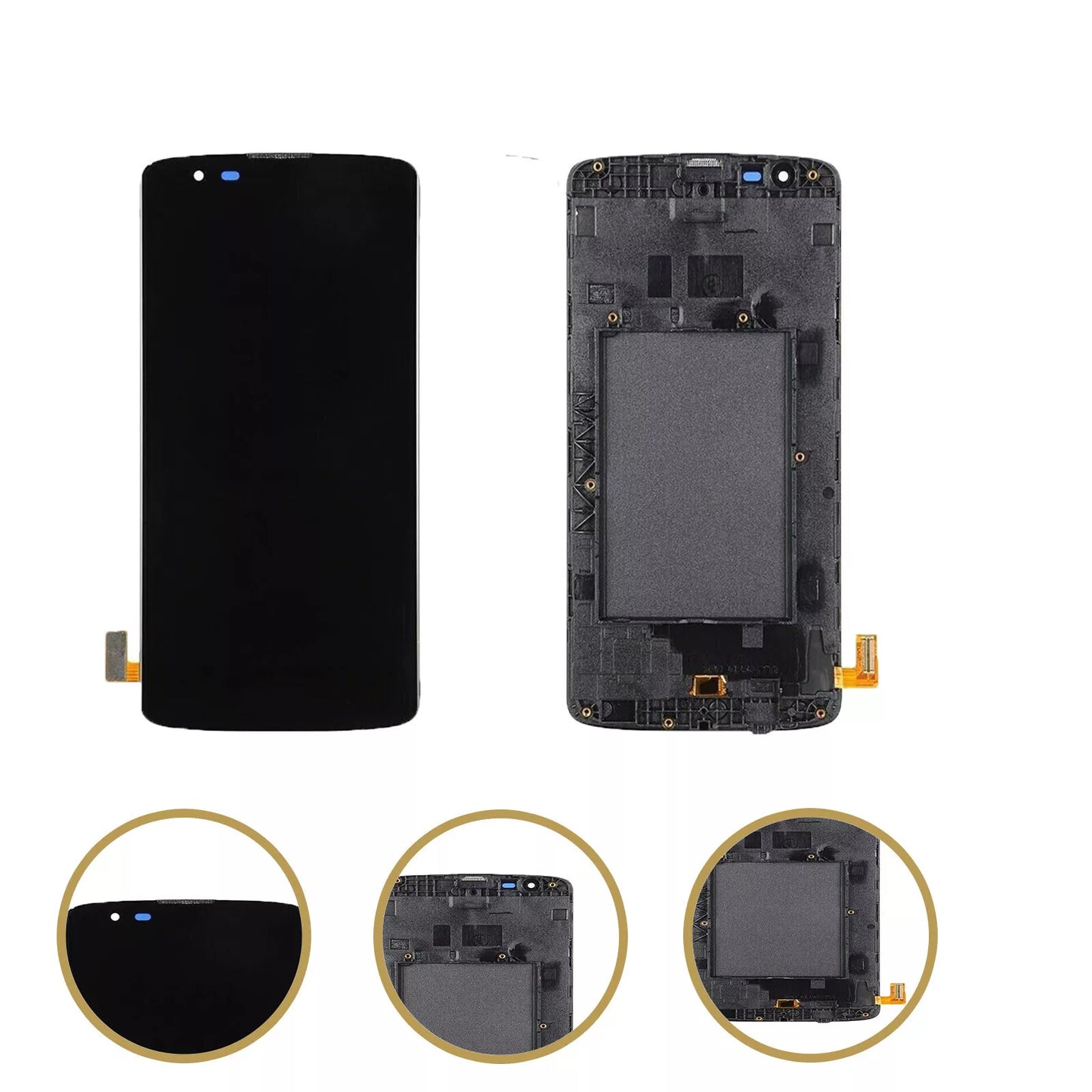 Touch LCD Digitizer Screen For LG K8 2016 K350 Complete Panel + Frame Black UK Replacement