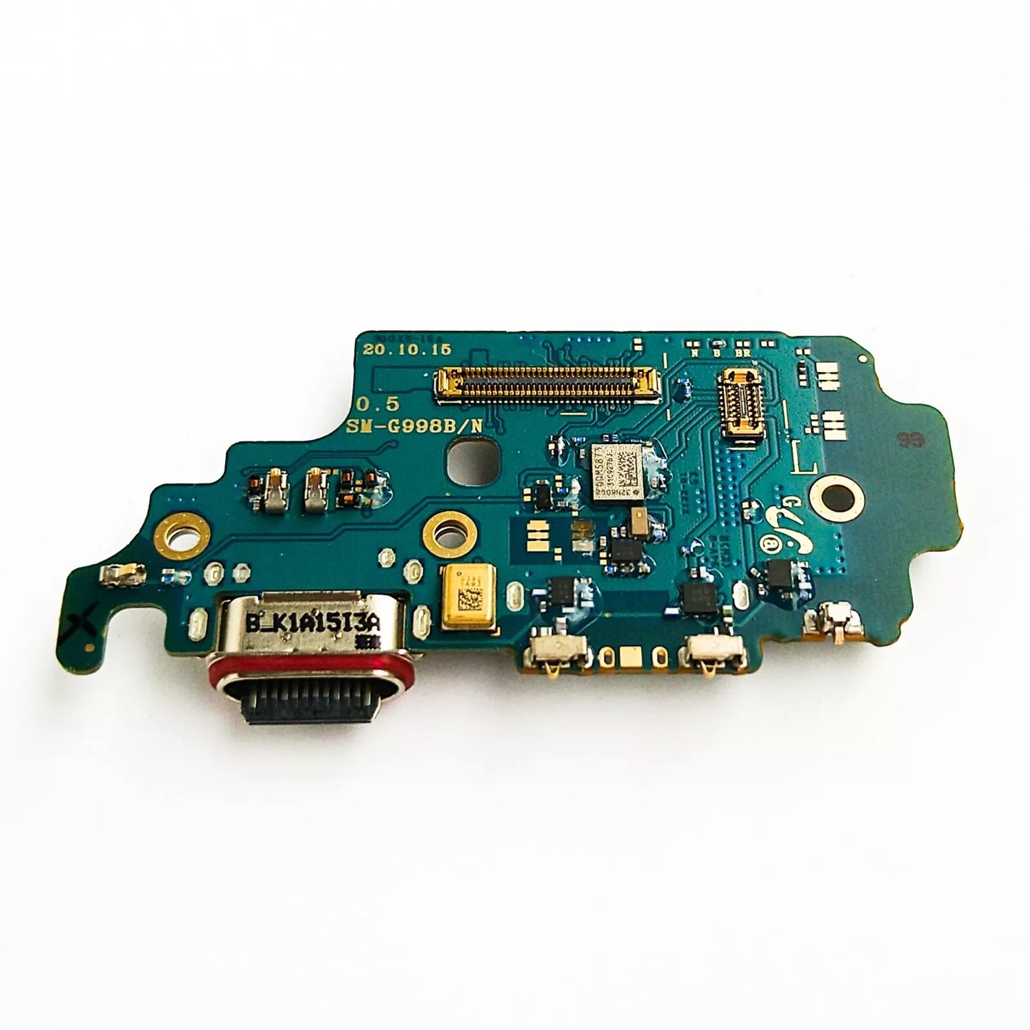 Original Pullout Samsung Galaxy S21 Ultra 5G charge port+mic+SIM card USB board PCB G998