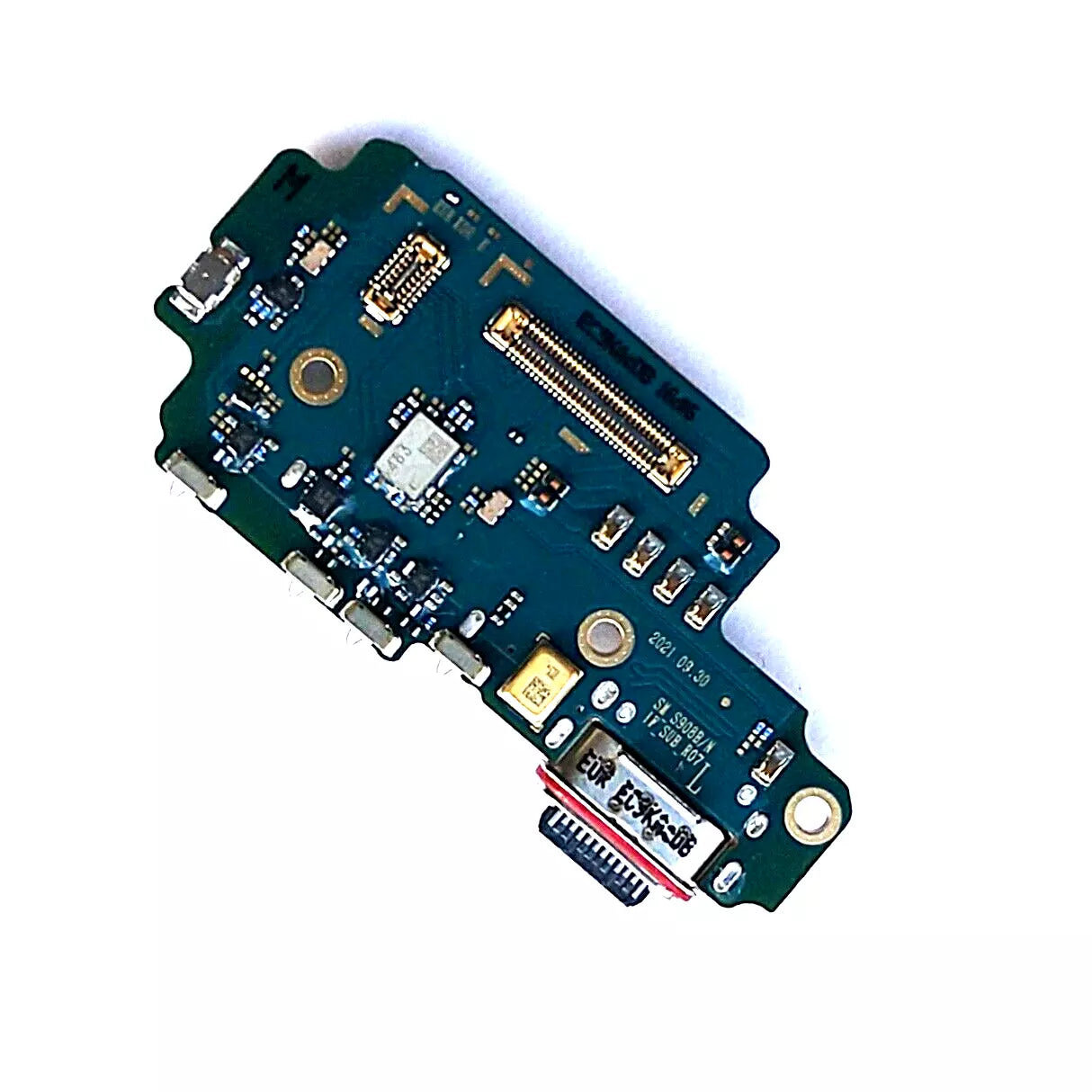 Original Pullout Samsung Galaxy S22 Ultra 5G charge port+mic+SIM card USB board S908 Genuine